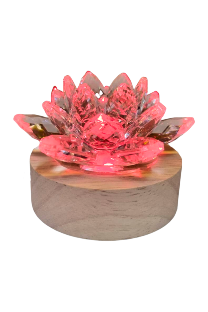 Flor lotus cristal base usb color 2