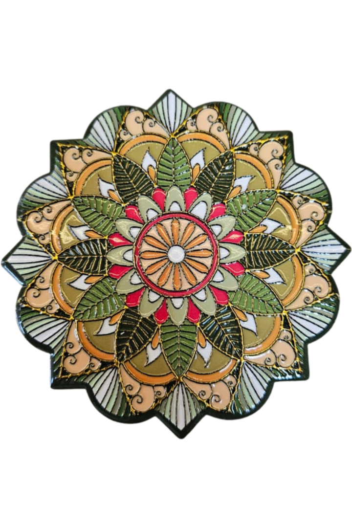 Porta copos mandala 3