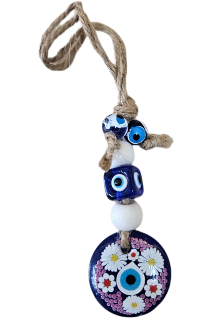 Amuleto olho grego corda 5