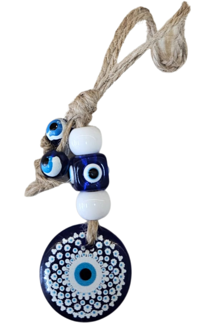 Amuleto olho grego corda 7