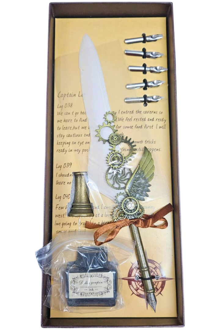 Caneta tinteiro kit 6
