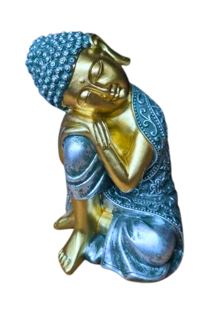Buda com mao no joelho 1