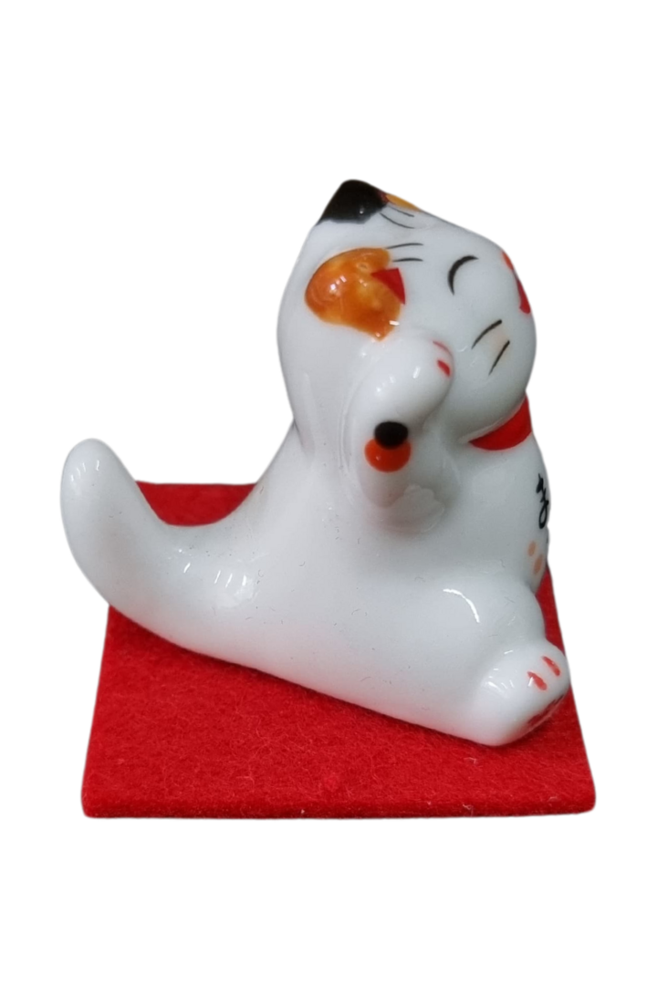 Manekineko porcelana caixinha 2