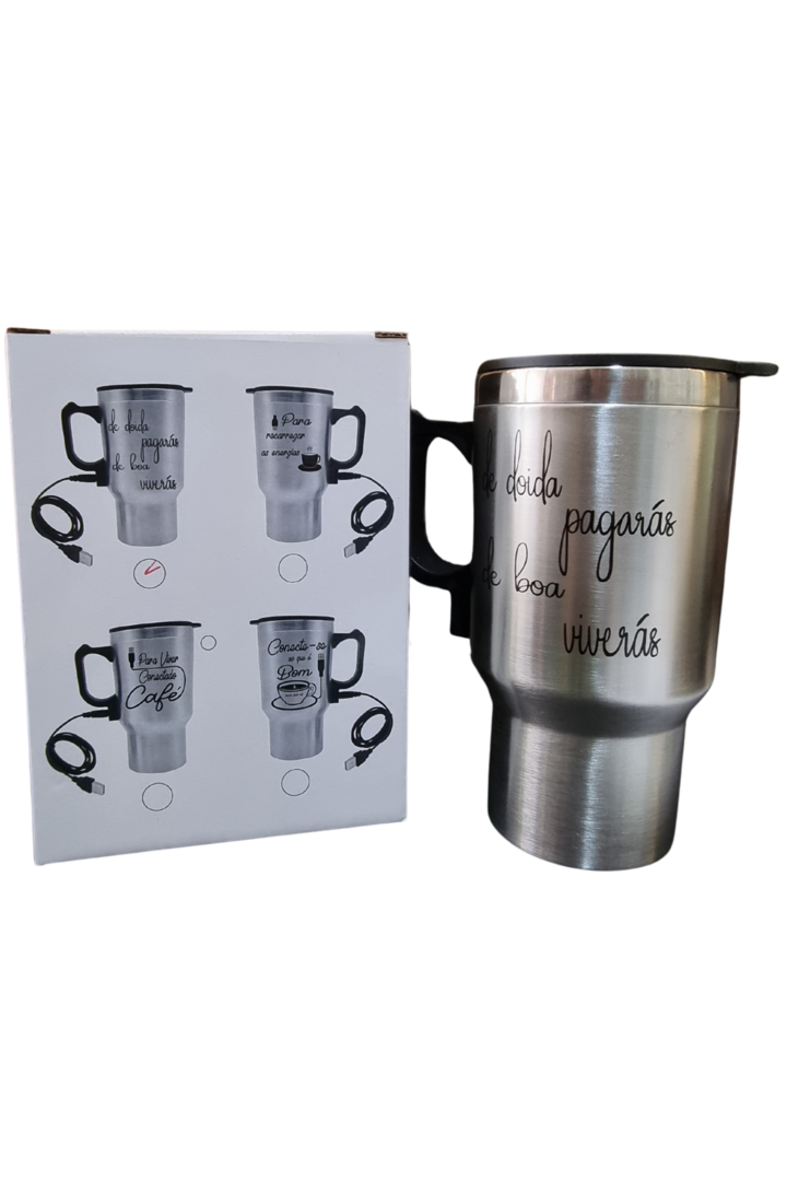 Caneca inox para carro 2