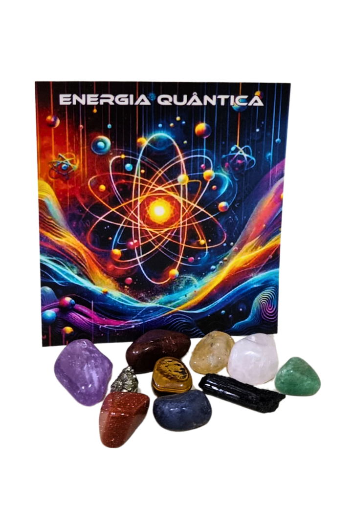 Kit pedras energia quantica