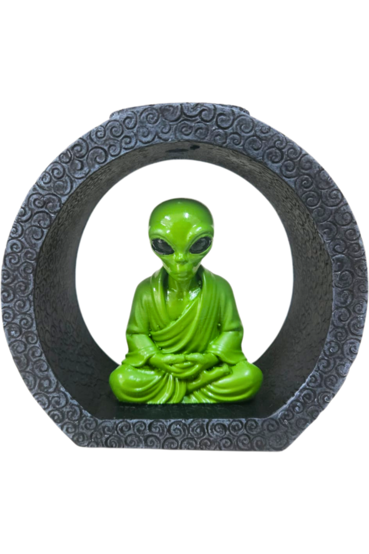 Incensario porta vela alien 2