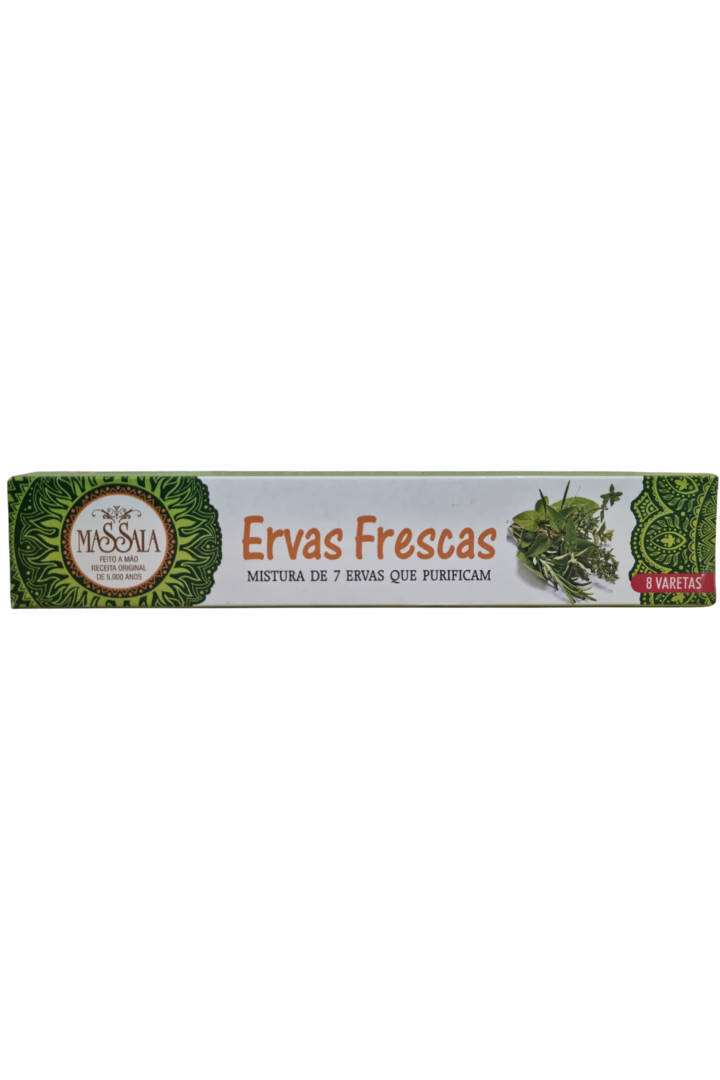 Incenso massala ervas frescas 