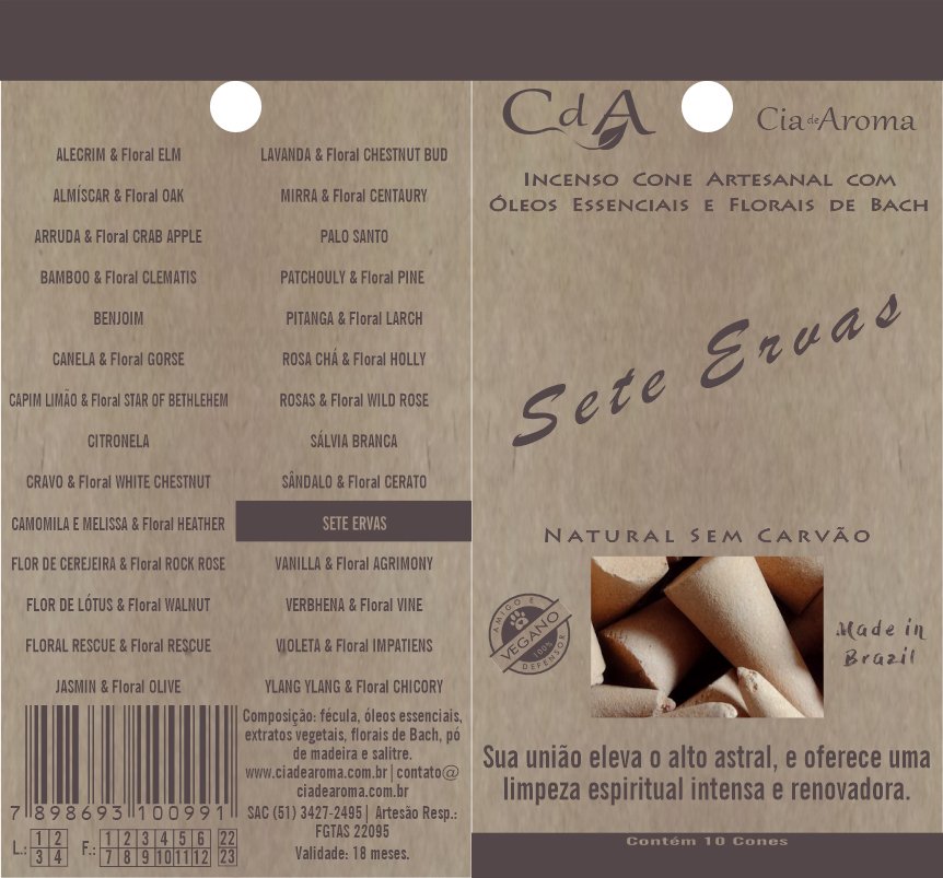 Cda inc cn sete ervas