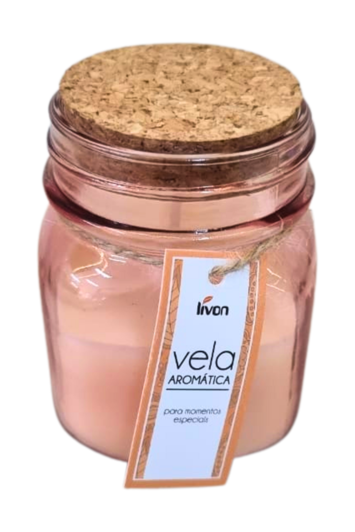 Vela perfumada com rolha 2