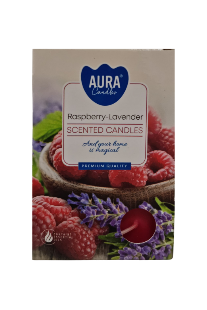 Vela rechot perfumada c6 lavanda e framboesa 