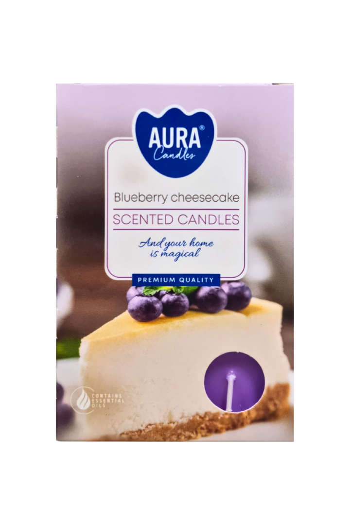 Vela rechot perfumada c6 blueberry cheesecake 