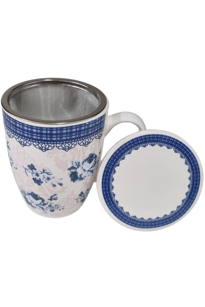 Caneca c infusor porcelana 1