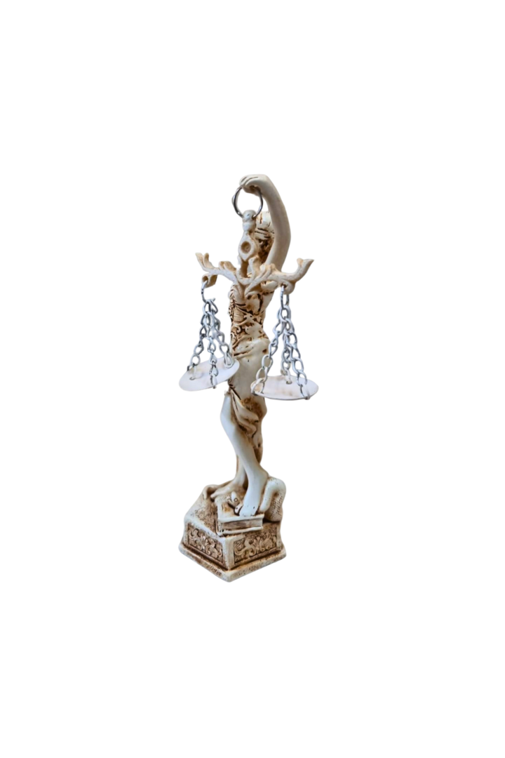 Dama da justica 14 5cm 2