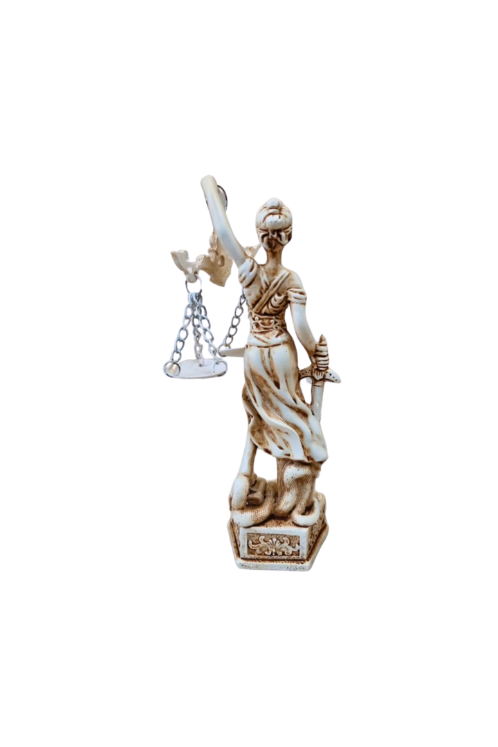 Dama da justica 14 5cm 3
