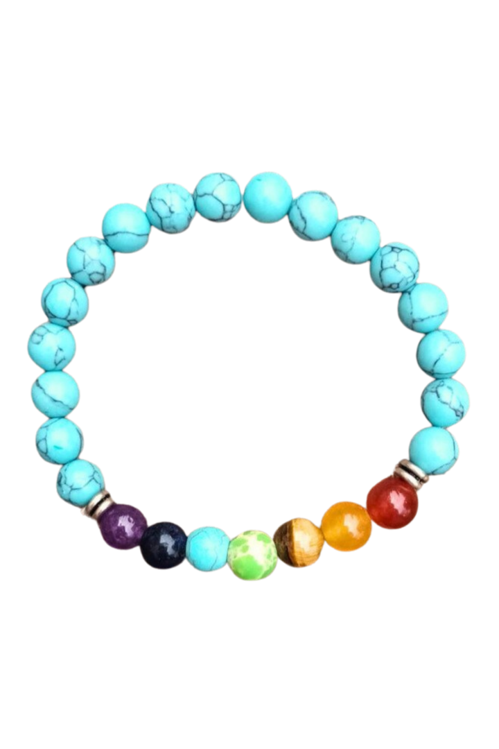 Pulseira 7 chakras de pedra 1