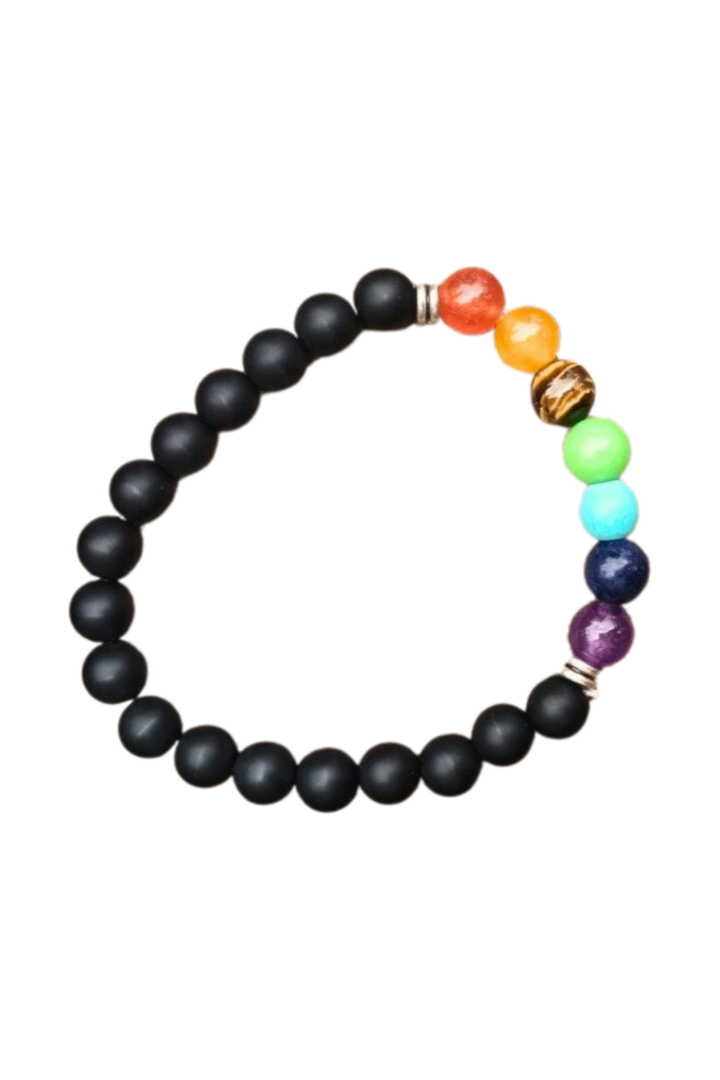Pulseira 7 chakras de pedra 2