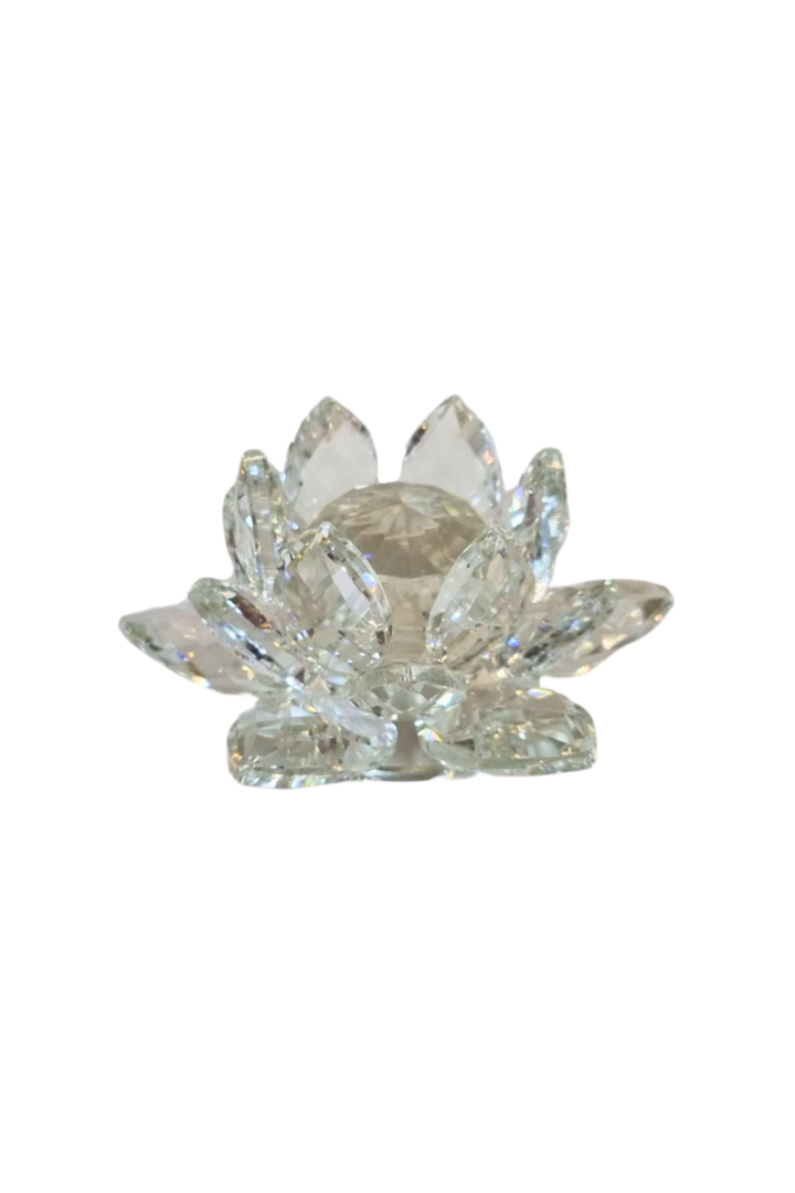 Flor de lotus cristal 11cm 1