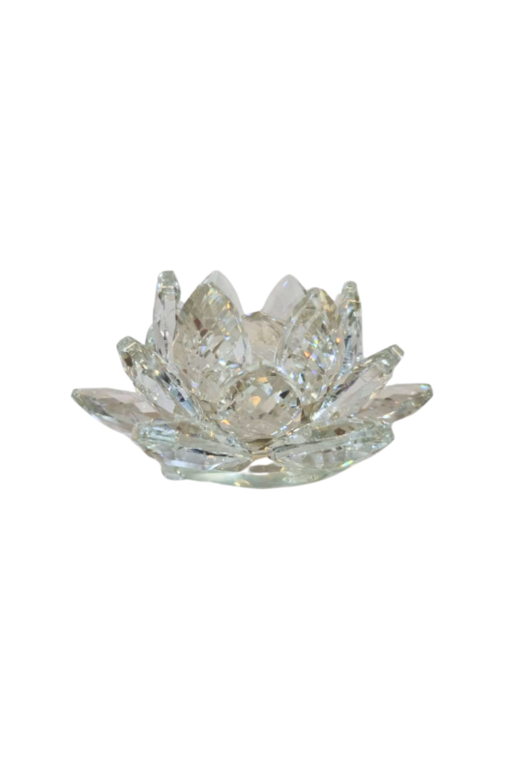 Flor de lotus cristal 11cm 2