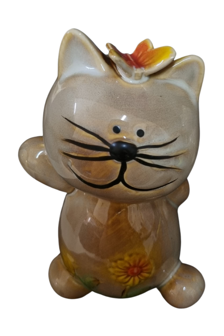 Casal gato porcelana 2