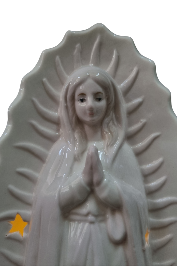 Nossa senhora de guadalupe porcelana c luz 2