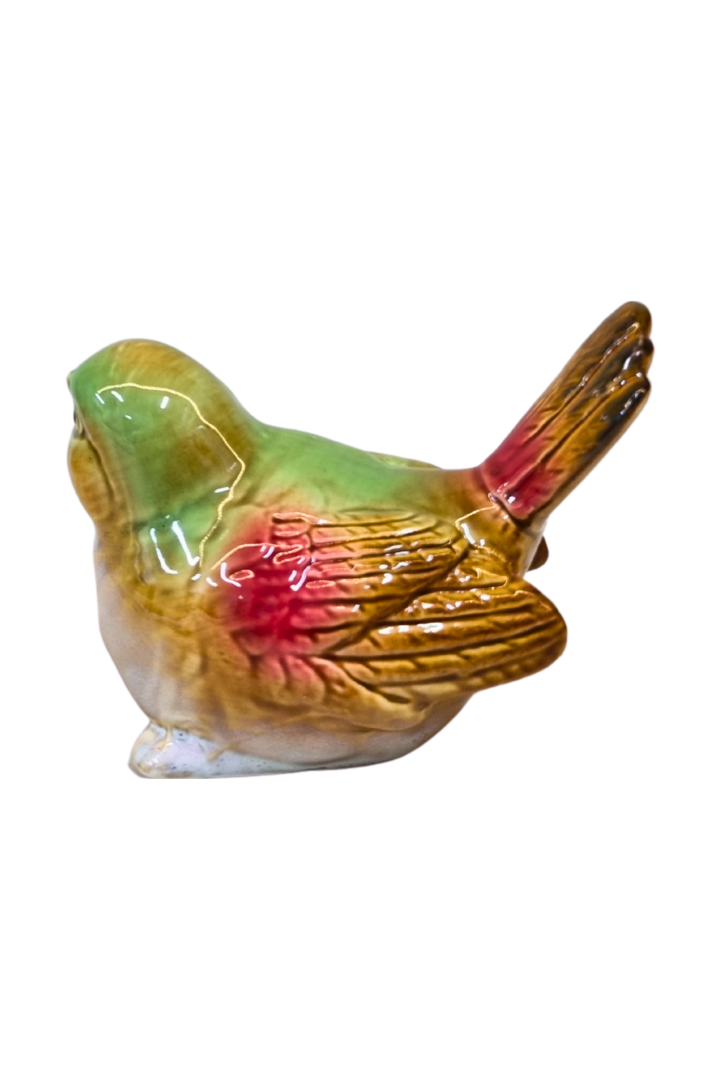Passarinho color med. porcelana 2