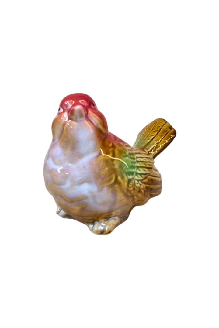 Passarinho color med. porcelana 4