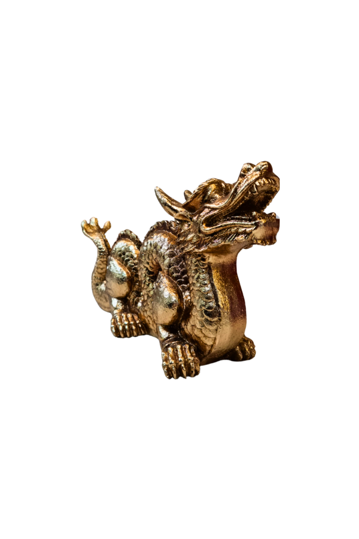 Dragao dourado resina 2