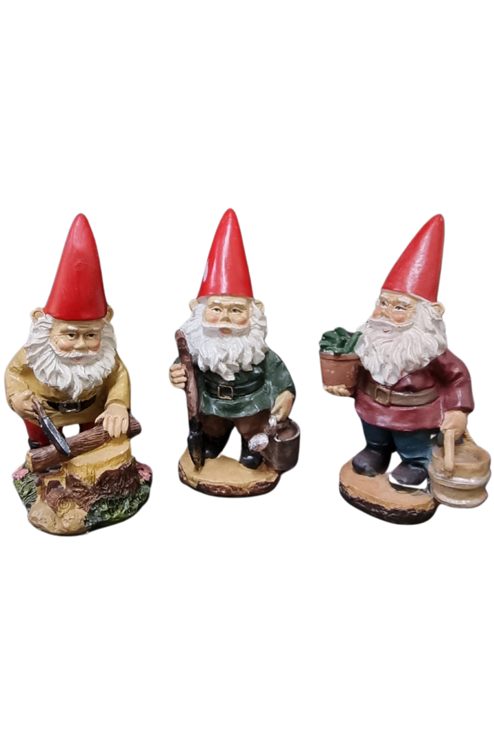 Trio gnomos jardineiros 1