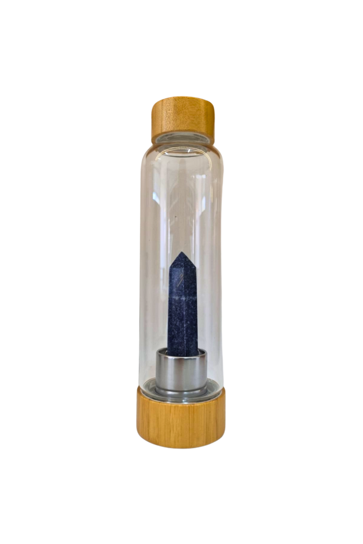 Garrafa com lapis lazuli 1