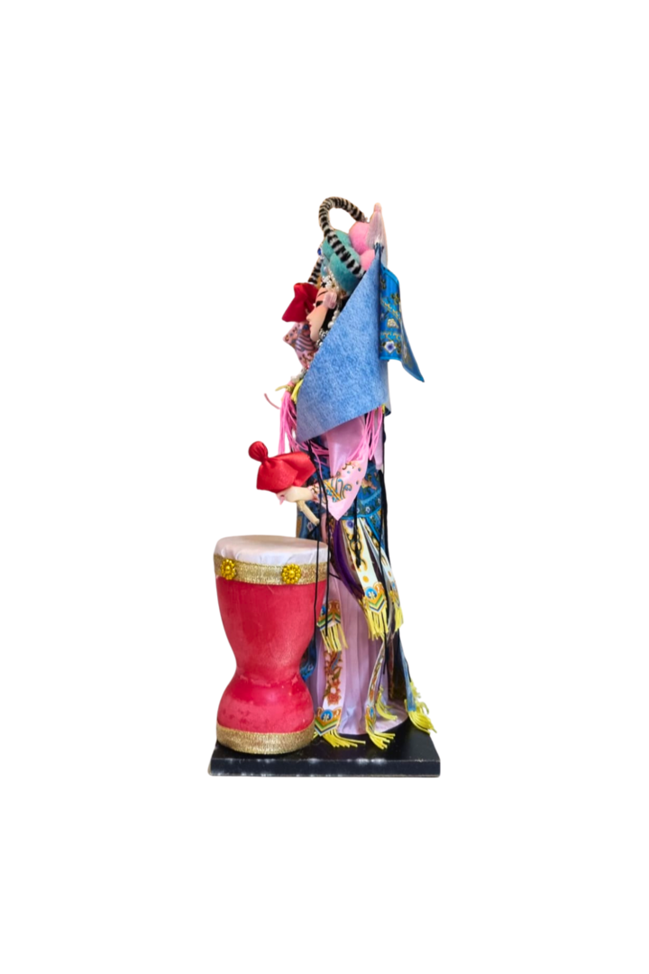 Boneco opera chinesa azul 2