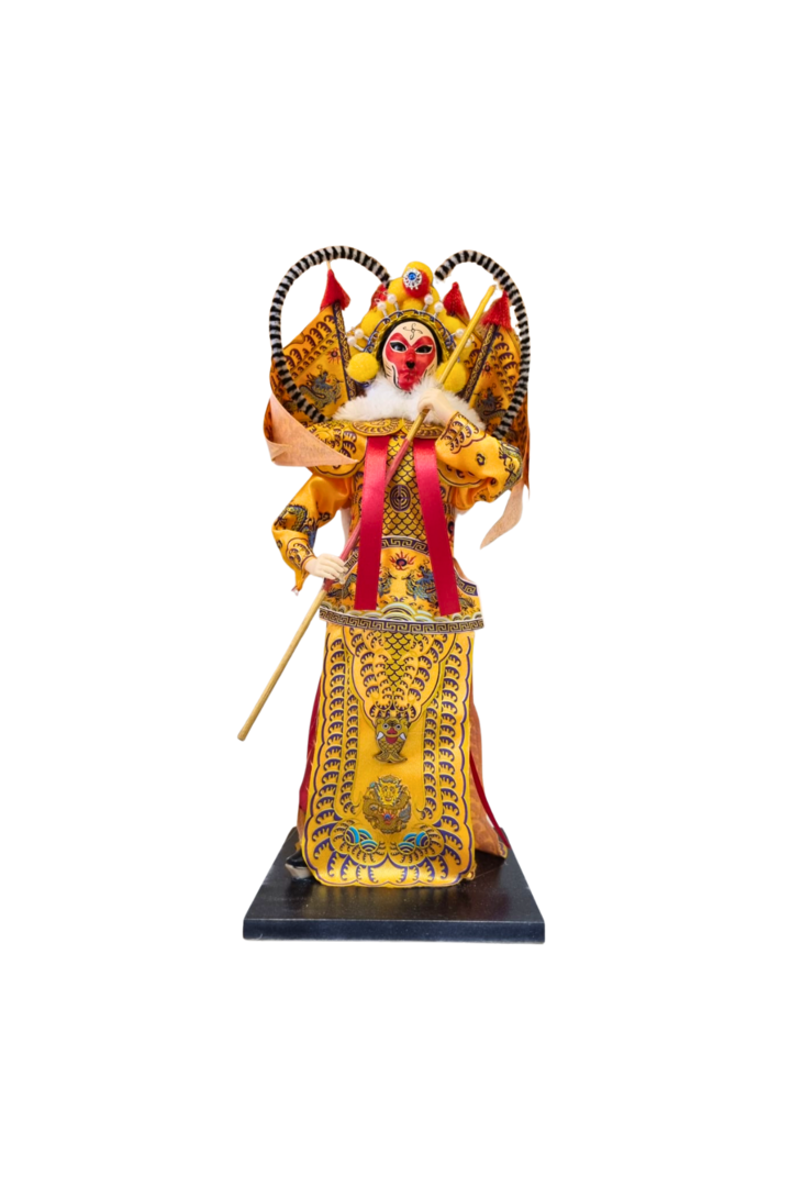 Boneco opera chinesa amarelo 1