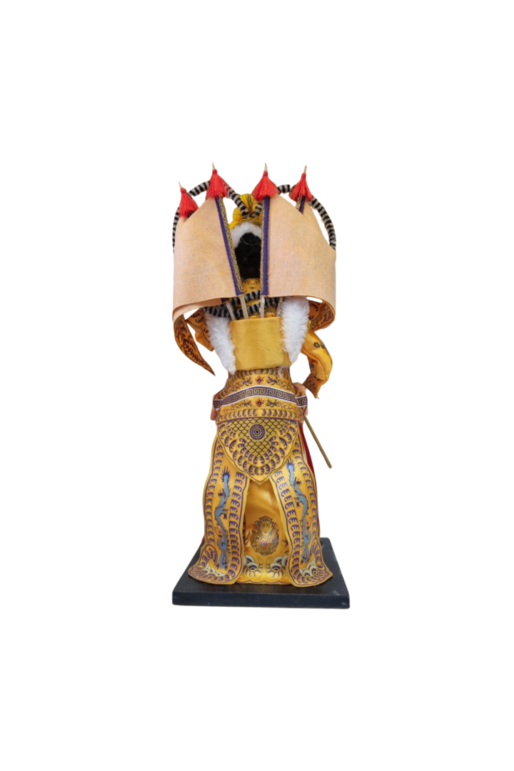 Boneco opera chinesa amarelo 3