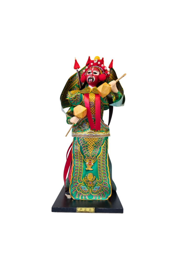 Boneco opera chinesa verde 1