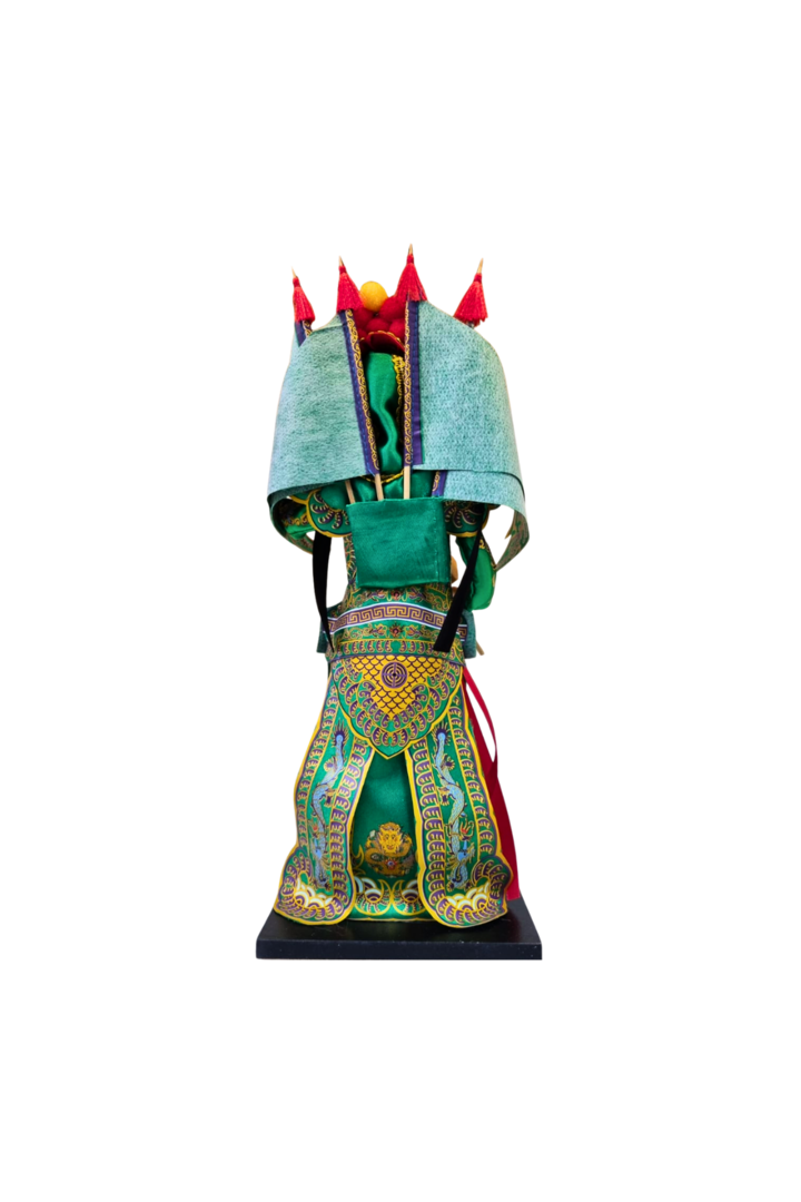 Boneco opera chinesa verde 3