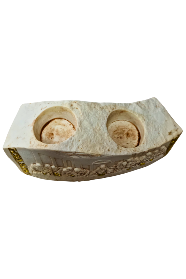 Porta vela santa ceia white w802 2